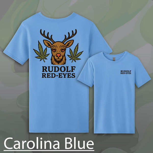 "Rudolf Red-Eyes" Weed Graphic T-Shirt