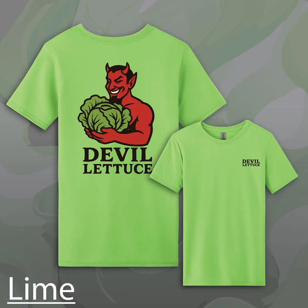 "Devil Lettuce" Weed Graphic T-Shirt