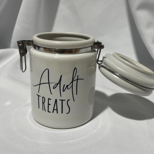 "Adult Treats" 14 oz. Stash Jar + Free Sticker