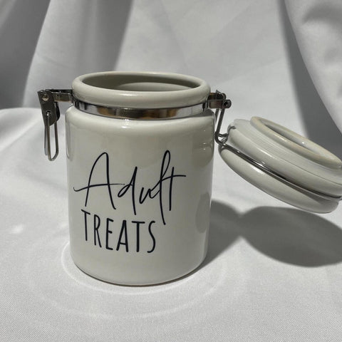"Adult Treats" 14 oz. Stash Jar + Free Sticker