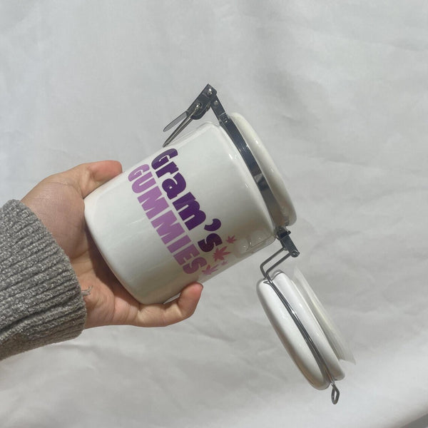 "Gram's Gummies" 14 oz. Stash Jar