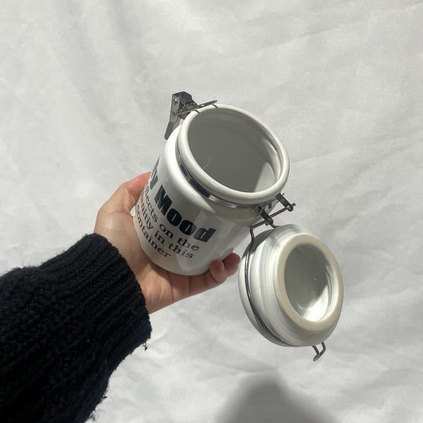 "My Mood..." 14 oz. Stash Jar