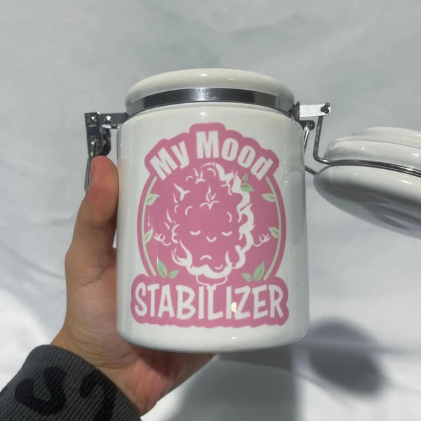 Mood Stabilizer PINK Stash jar / Weed / Smoking / Smell Proof