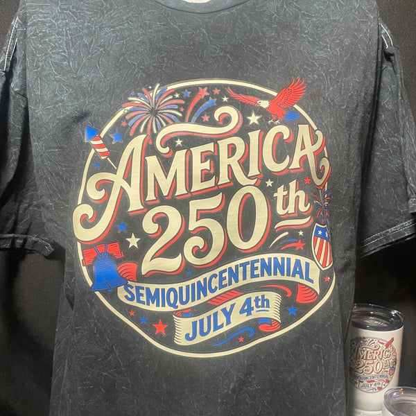 America 250th Mineral Wash T-shirt