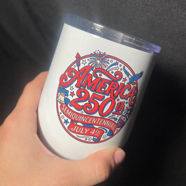 America 250th Wine Tumbler / Stainless / 4th of July