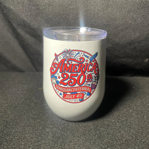 America 250th Wine Tumbler / Stainless / 4th of July