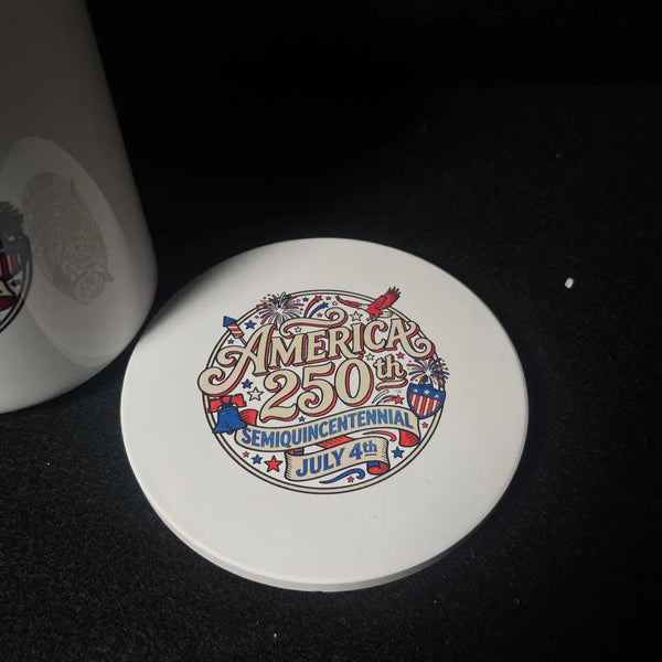 America 250th 15 oz. Coffee Mug & Ceramic Coaster Set
