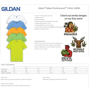 "Rudolf Red-Eyes" Weed Graphic T-Shirt