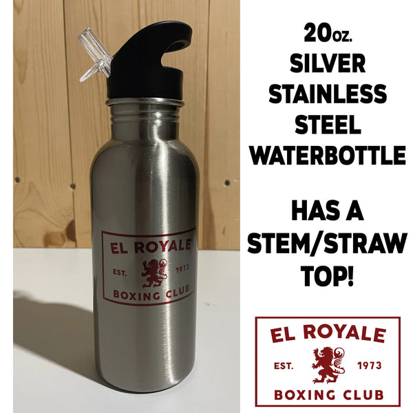 El Royale Boxing Club Riverdale 20oz Stainless Steel Water Bottle Clear w/ Straw Top Riverdale Waterbottle / Andrews Mad Dog