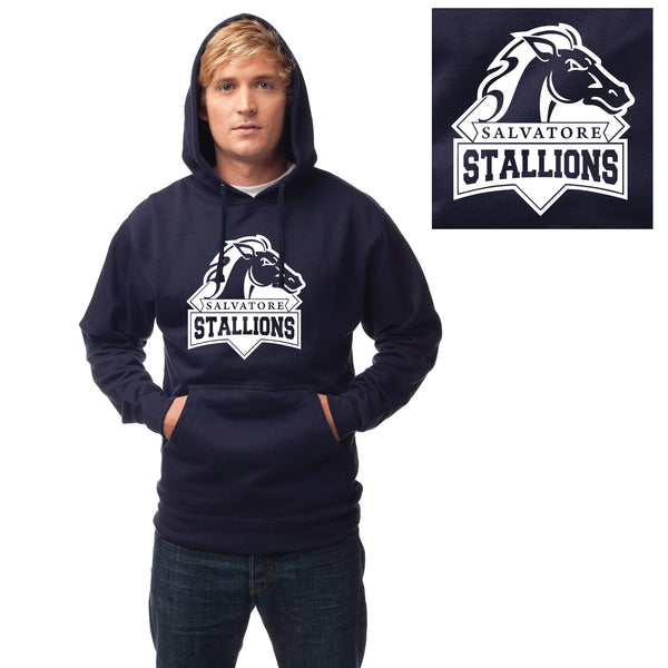 Salvatore Stallions Boarding School Midweight Hooded Sweatshirt / Legacies Boarding School / Mikaelson Saltzman / Vampire Dairies / Stallions / School