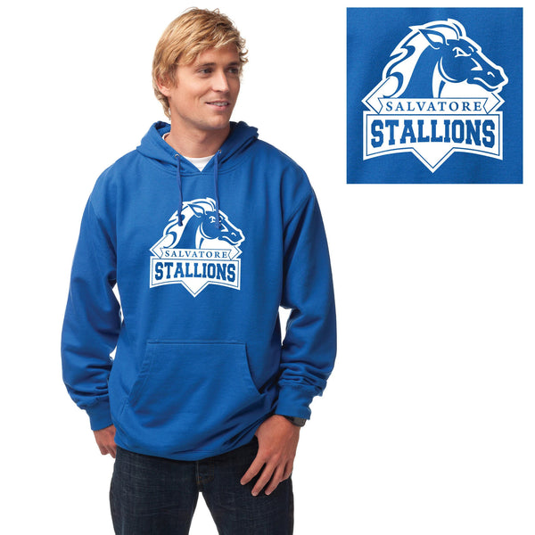 Salvatore Stallions Boarding School Midweight Hooded Sweatshirt / Legacies Boarding School / Mikaelson Saltzman / Vampire Dairies / Stallions / School