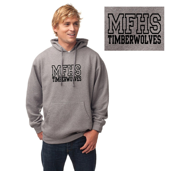 MFHS Mystic Falls High School Timberwolves Unisex Midweight Hooded Sweatshirt / Salvatore Boarding / Legacies / Mikaelson Saltzman / Vampire Diaries