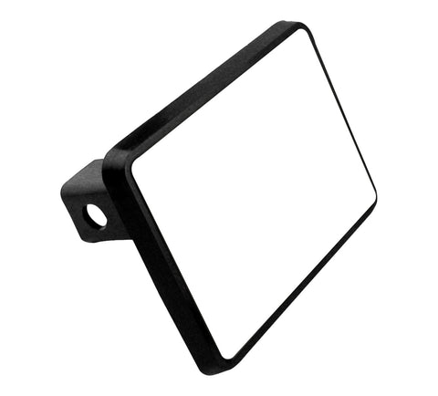 Unisub White Hitch Cover with Aluminum Sublimation Insert - 2" Post