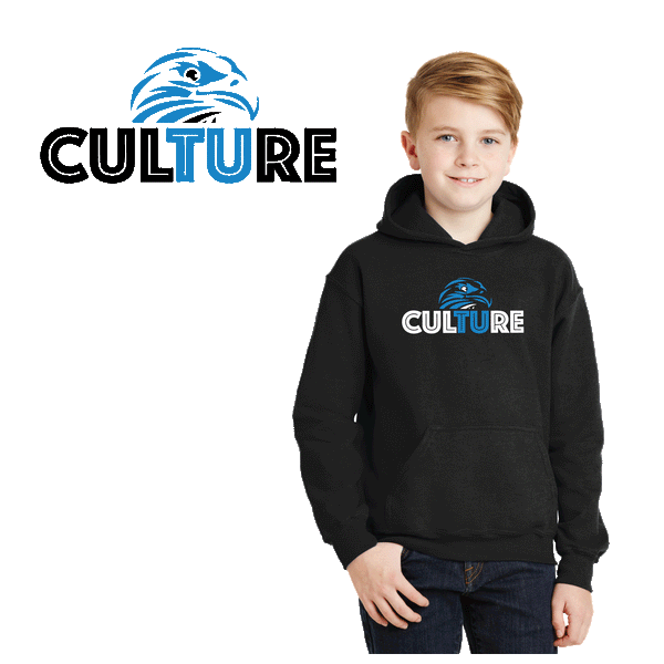 TU_ Spiritwear YOUTH Hooded Sweatshirt 18500B