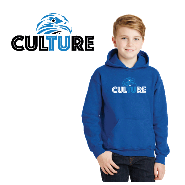 TU_ Spiritwear YOUTH Hooded Sweatshirt 18500B