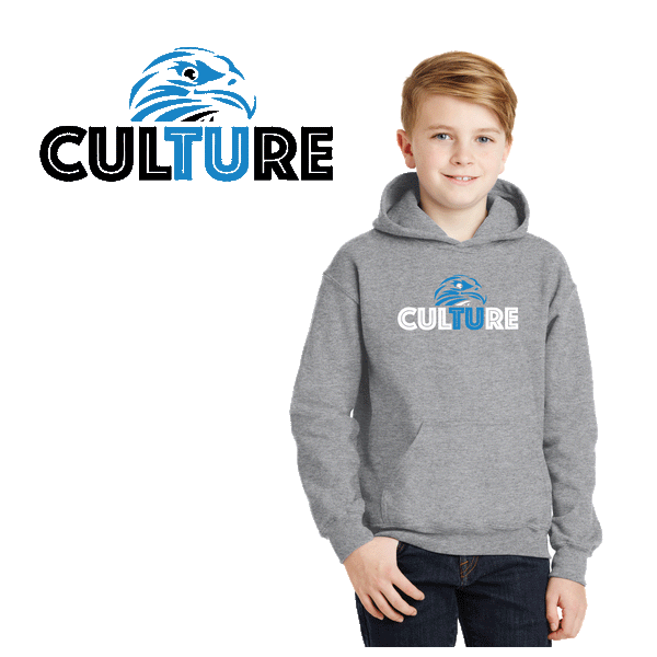 TU_ Spiritwear YOUTH Hooded Sweatshirt 18500B