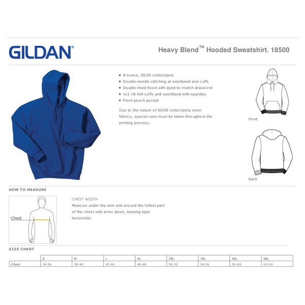 LCN Track & Field 18500 Gildan Hooded Sweatshirt