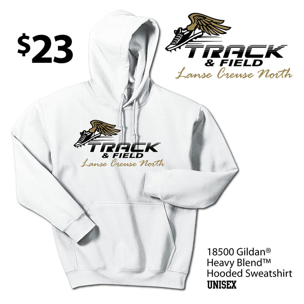 LCN Track & Field 18500 Gildan Hooded Sweatshirt