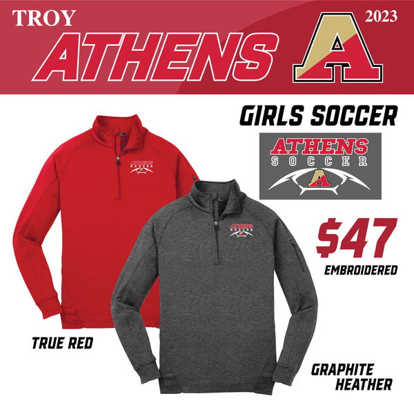 Troy Athens Soccer 2023 Sport-Tek Tech Fleece 1/4 Zip Pullover