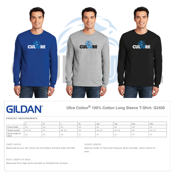 TU_ Spiritwear Long Sleeve T-Shirt G2400