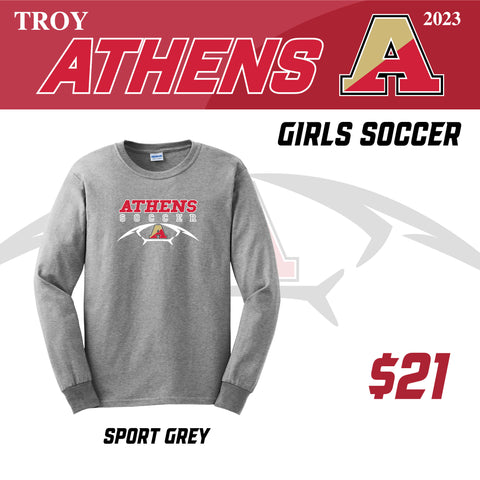 Troy Athens Soccer 2023 Gildan Long Sleeve T-shirt