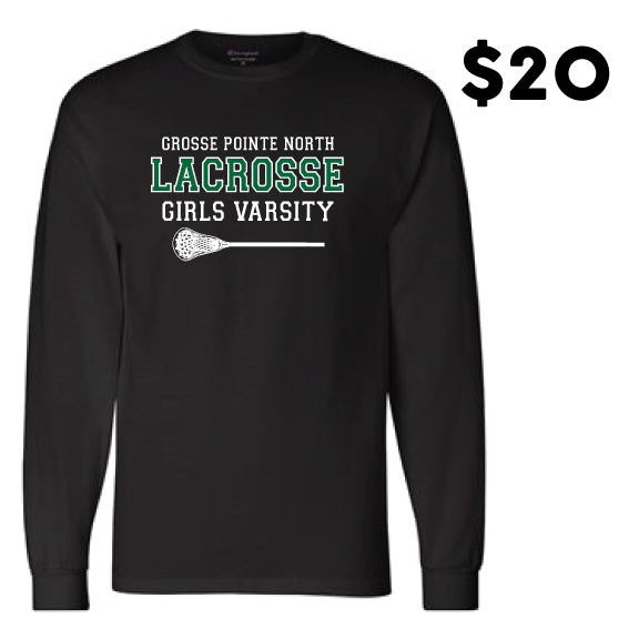 GPN Girls Varsity Lacrosse Champion Long Sleeve T-Shirt