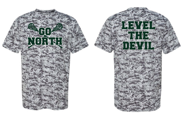 Grosse Pointe North Girls Lacrosse Augusta Digi Camo Wicking T-Shirt