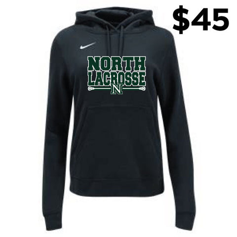 Grosse Pointe North Girls Lacrosse Nike Club Fleece Hoodie