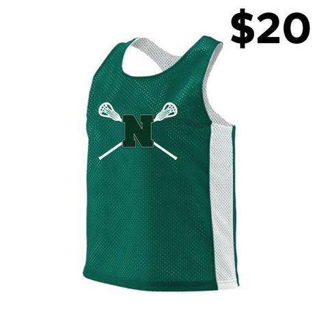 Grosse Pointe North Girls Lacrosse Augusta Ladies Reversible Tricot Mesh Lacrosse Tank