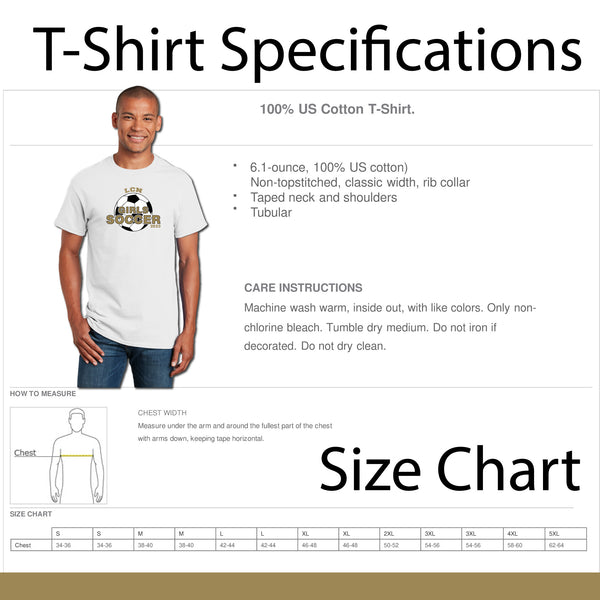 LCN Girls SOCCER Fan T-shirt 2023 WHITE