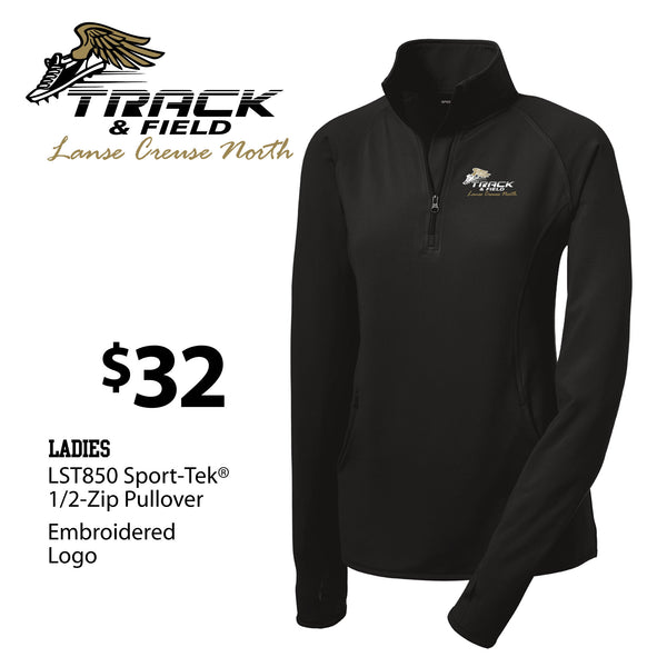 LCN Track & Field LST850 LADIES Sport-Tek 1/2-Zip Pullover