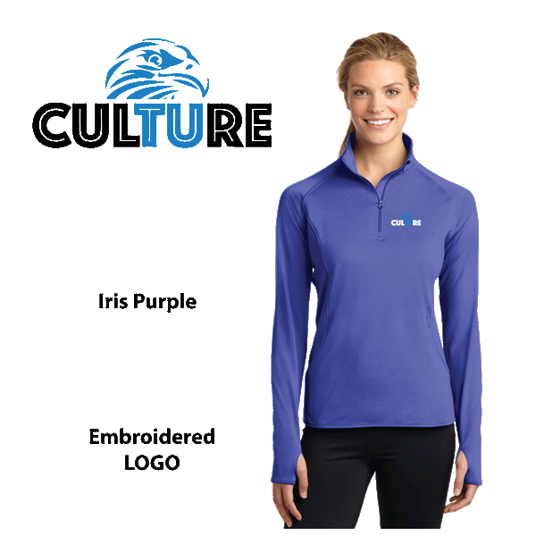 TU_ Spiritwear Womens 1/2-Zip Pullover LST850