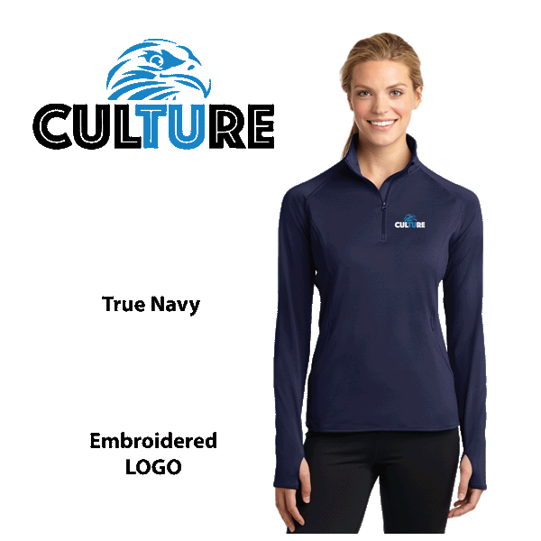 TU_ Spiritwear Womens 1/2-Zip Pullover LST850