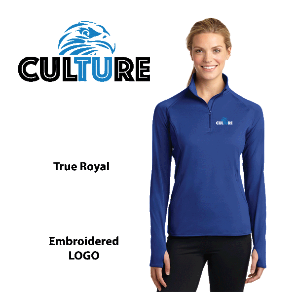 TU_ Spiritwear Womens 1/2-Zip Pullover LST850