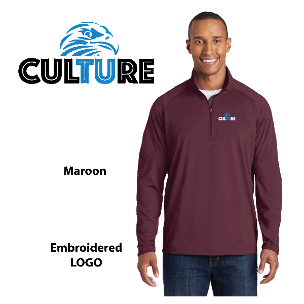 TU_ Spiritwear Mens 1/2-Zip Pullover ST850