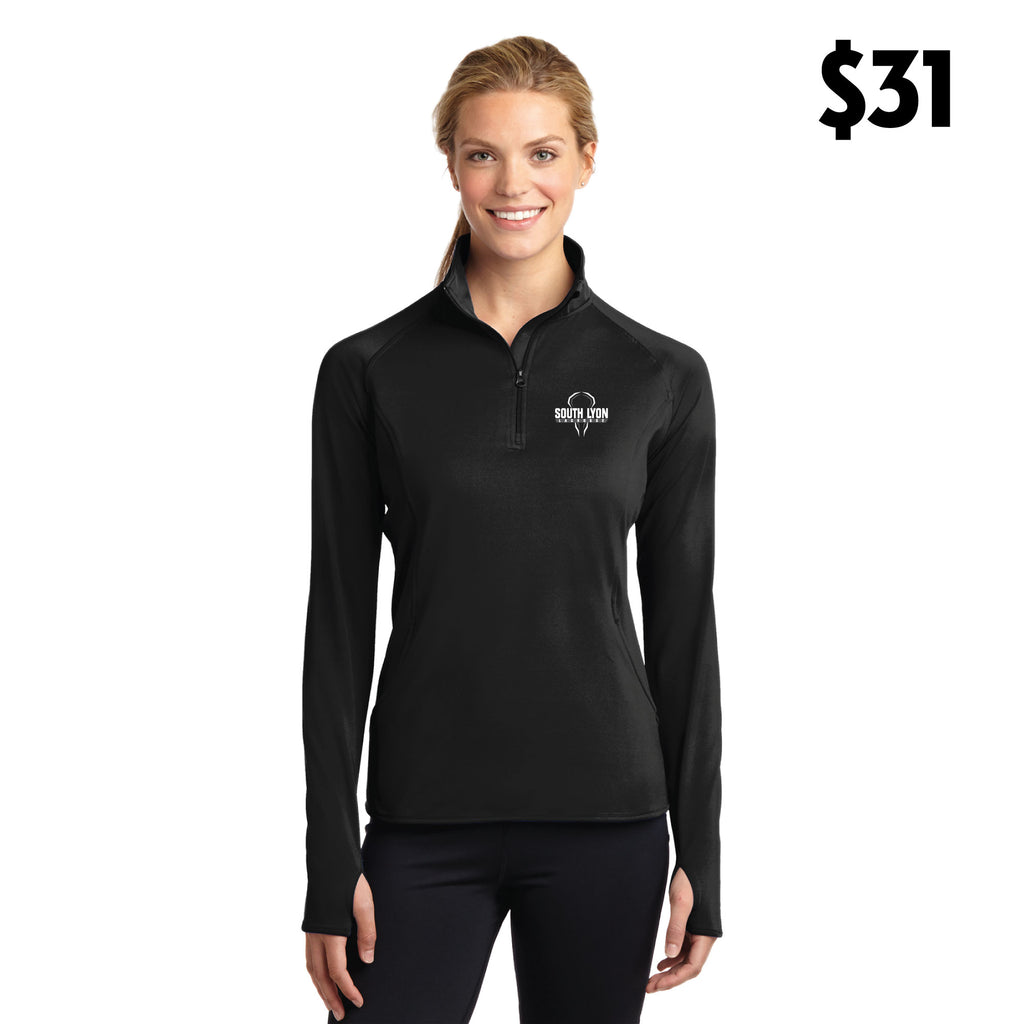 South Lyon Sport-Tek Ladies Sport-Wick 1/2 Zip w/ Thumbholes