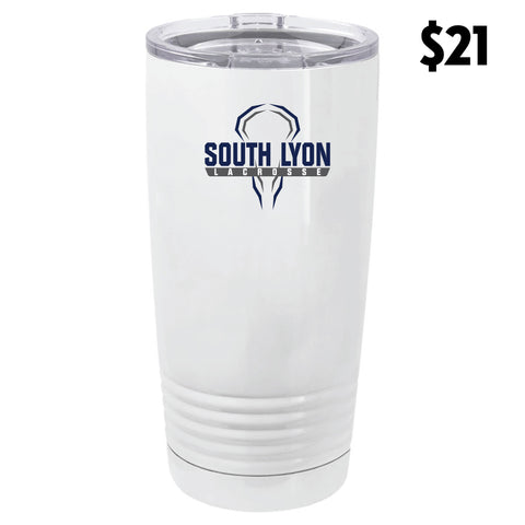 South Lyon 20oz White Tumbler