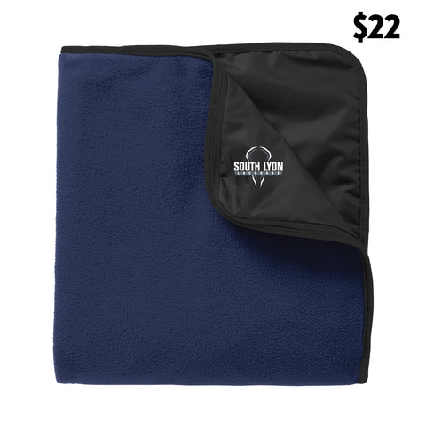 South Lyon Fleece & Poly Travel Blanket