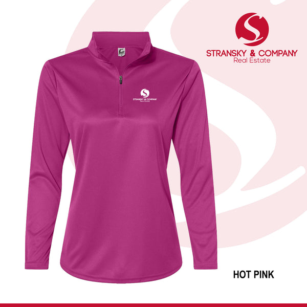 Stransky & Co C2 sport WOMEN"S long sleeve 1/4 Zip 5602