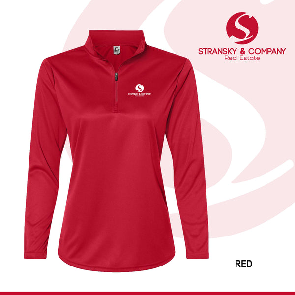 Stransky & Co C2 sport WOMEN"S long sleeve 1/4 Zip 5602