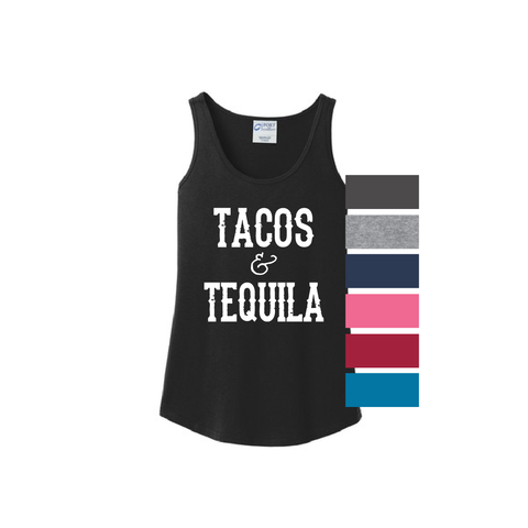 Tacos and Tequila Tank Top