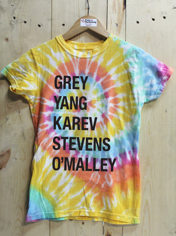 Grey Yang Karev Stevens O'Malley tie dye tye tie-dye shirt