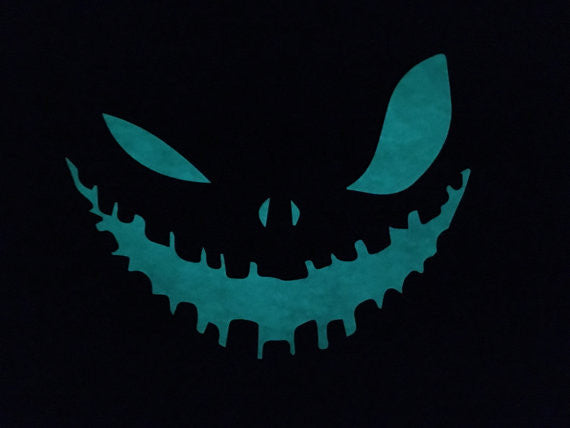 Spooky Halloween Face Crewneck / Glow In The Dark Scary Face / Halloween / Adult Sweatshirt / Halloween Face / Holidays / Halloween Crew