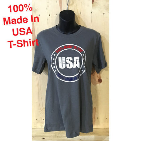 100% Made in USA Distressed Bella Canvas Unisex Made in USA Jersey Tee / Fourth of July / 'MURICA / 4th of July /Summer Top/ Made in America