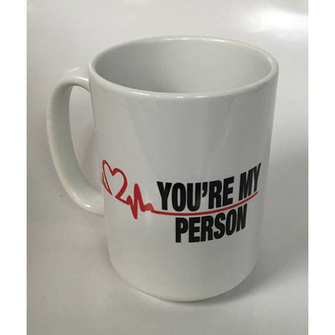 You're My Person Mug Grey Yang Karev Stevens O'Malley Coffee Mug