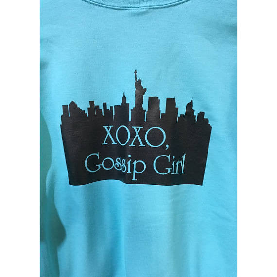 XOXO, Gossip Girl CrewNeck Comfy Sweatshirt Gossip Girl Fans Top choice Blair Serena Nate Chuck Bass Manhattan
