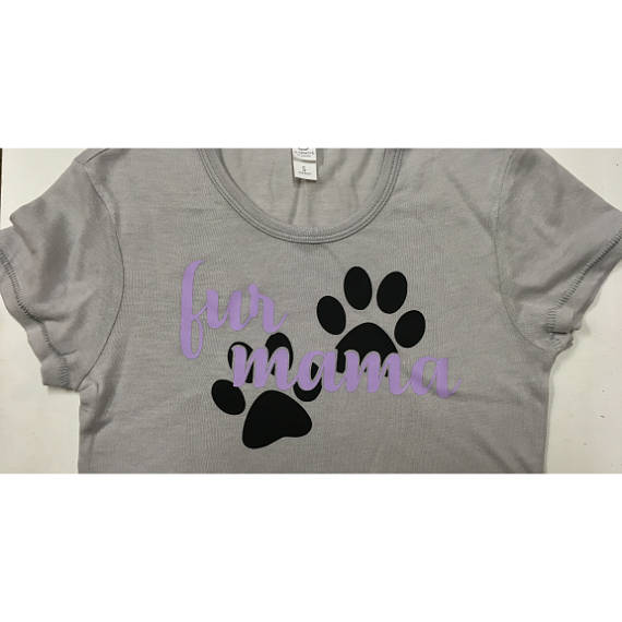 Fur Mama Women's Vintage T-Shirt / Animal Lovers I love my dog Tee