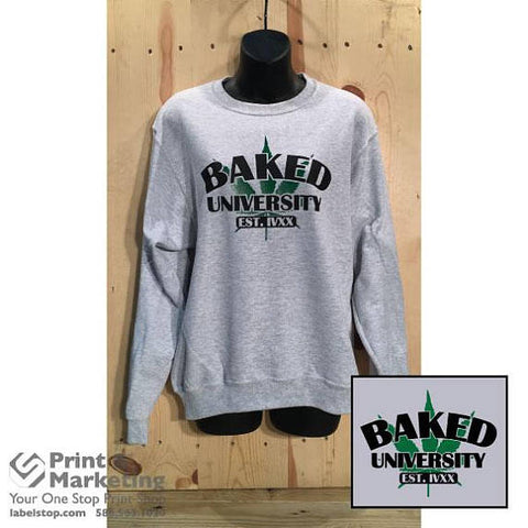 Baked University EST IVXX (420) Unisex Crewneck