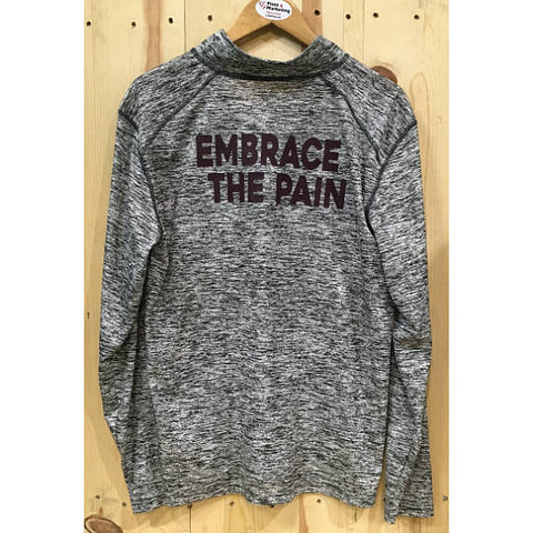 Embrace The Pain 1/4 Zip Mens Womens Activewear Gym Wear Workout Outfit Work out