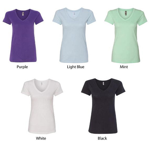 I Woke Up Like This Next Level - Women's Sueded Short Sleeve V